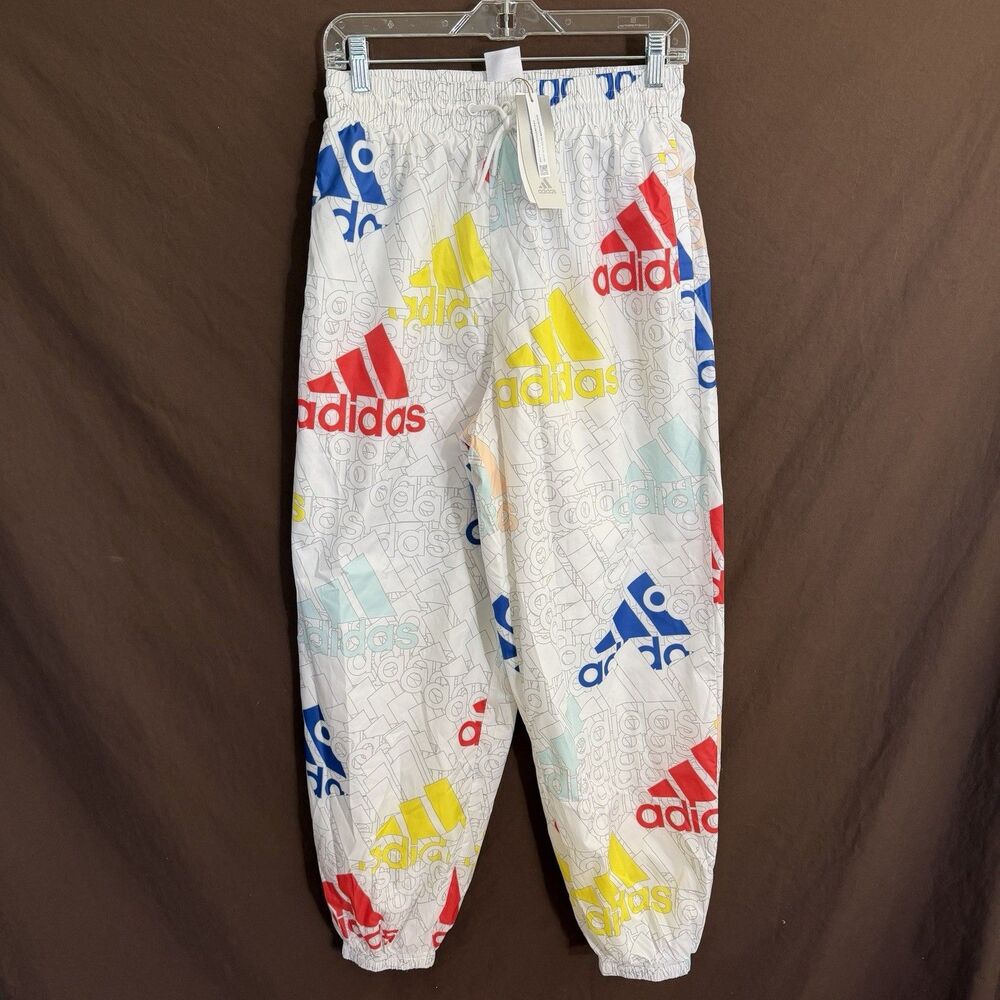 Adidas Special Edition Vintage Retro Graphic Funky Track Jogger Pants M NWT